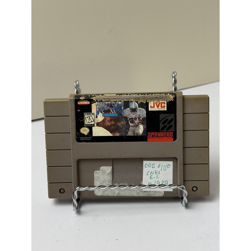 Emmitt Smith Football (Super Nintendo Entertainment System, 1995) Cartridge Only